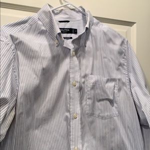 Gently worn nautica dress shirt medium